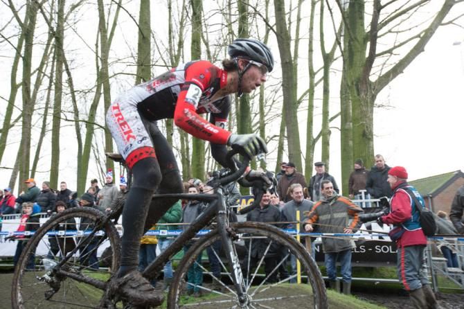 Danny Gerow exiting the woops in Loenhout