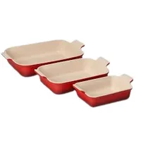 Le Creuset  Heritage Open Rectangular Dishes, Set of 3