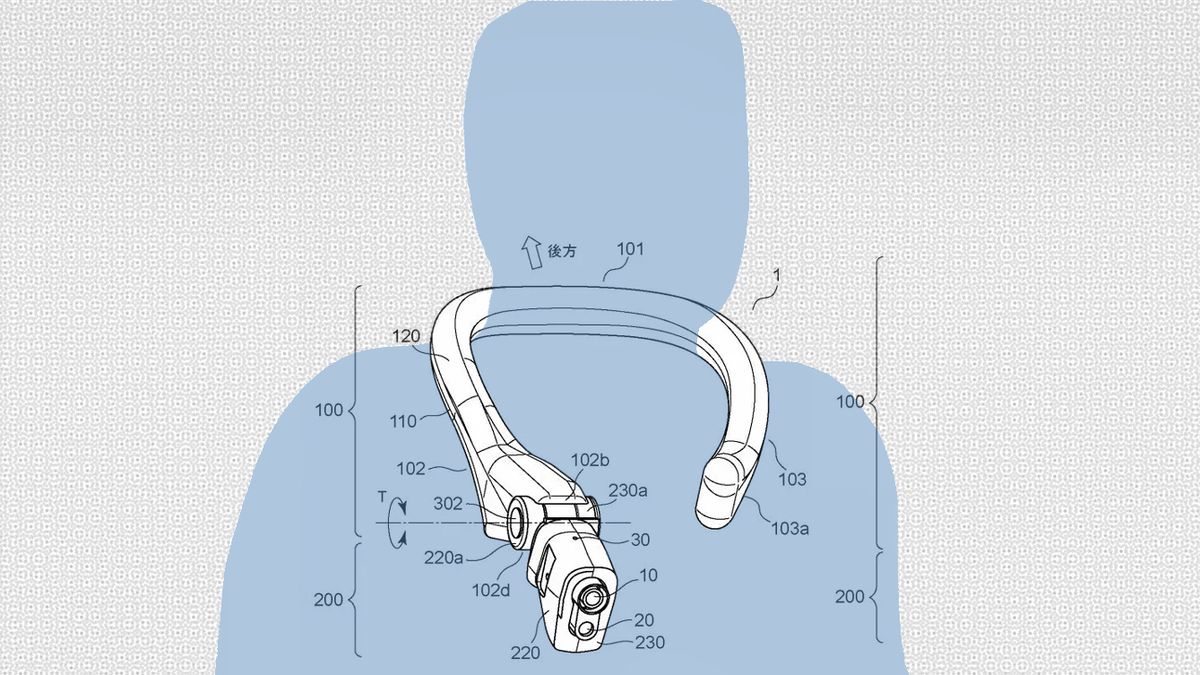 Canon wearable camera patent – a camera that is worn around the neck