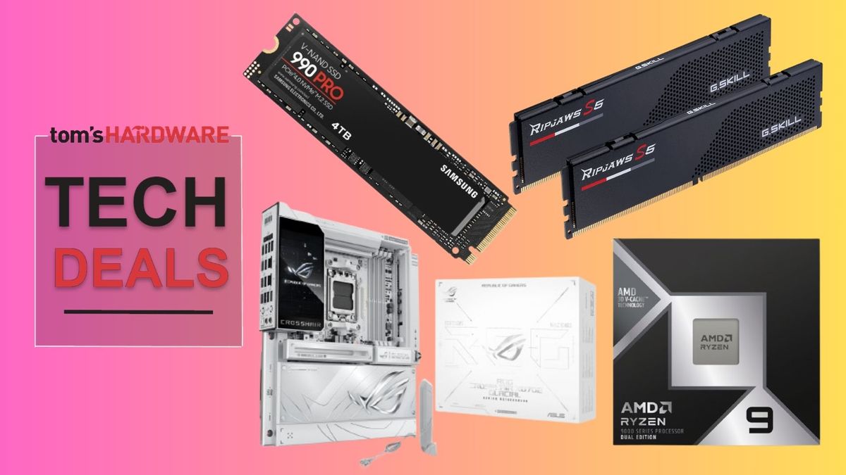 Save a colossal $1,184 on a 9950X3D2, 64GB DDR5, and a 4TB Samsung SSD for a powerhouse gaming PC build — epic Newegg deal comes with AMD's first dual X3D chip and a flagship Asus ROG board for $2,899