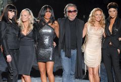 Marie Claire news: Spice girls on the catwalk at Cavalli show in Milan