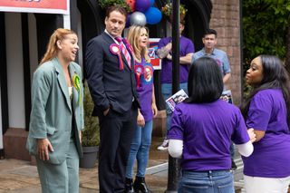 Zara Morgan and her rival Tony Hutchinson go head to head in the local elections.