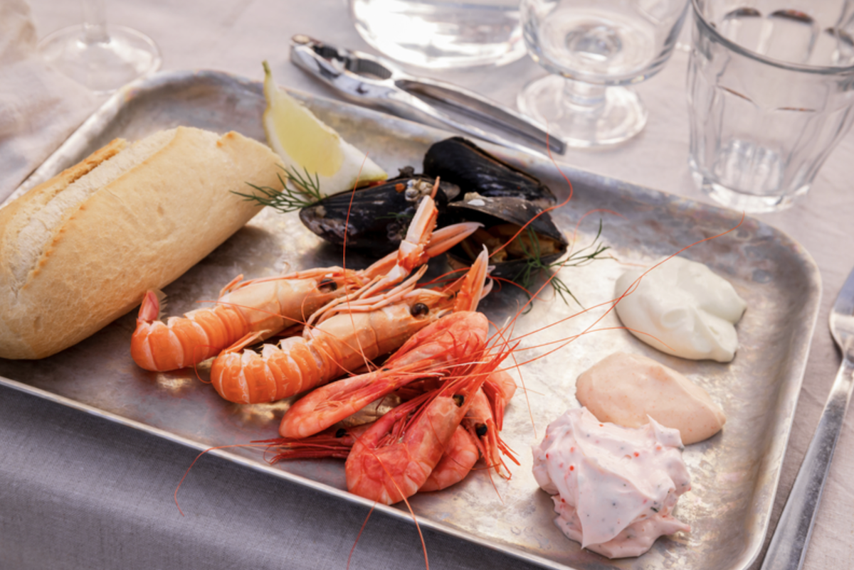 Seafood at Vrango Island