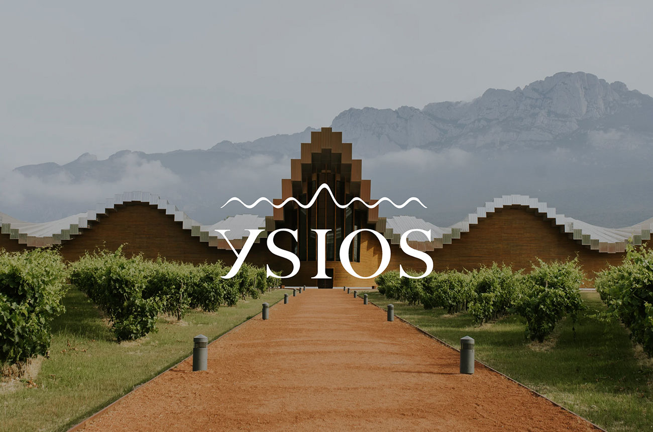 Ysios winery with 'Ysios' written over the top
