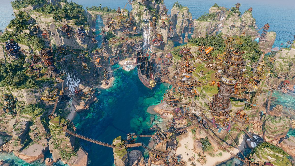A pirate city builder
