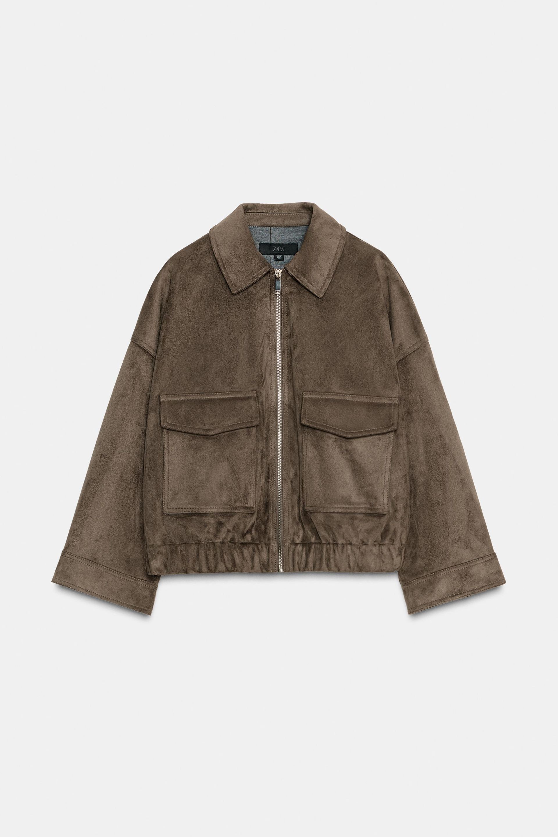Faux Suede Jacket