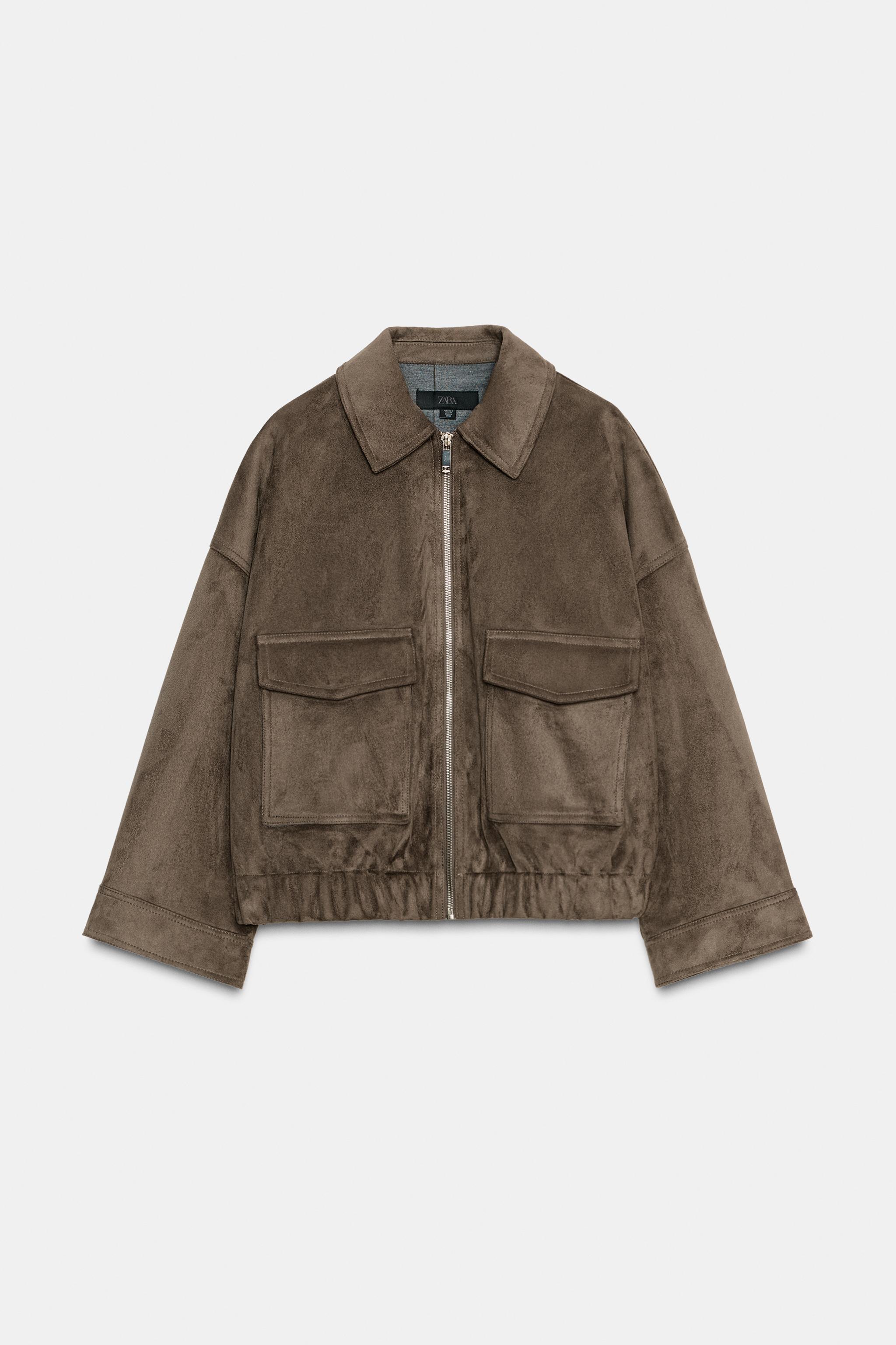 Faux Suede Jacket