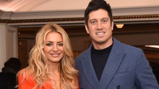 Tess Daly and Vernon Kay attend the press night performance of "Madam Butterfly", part of the English National Opera's 2019/20 season, at The London Coliseum on February 26, 2020 in London, England.