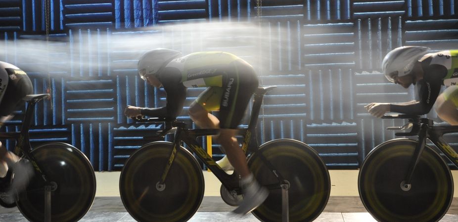 Monash Wind Tunnel training, cycling