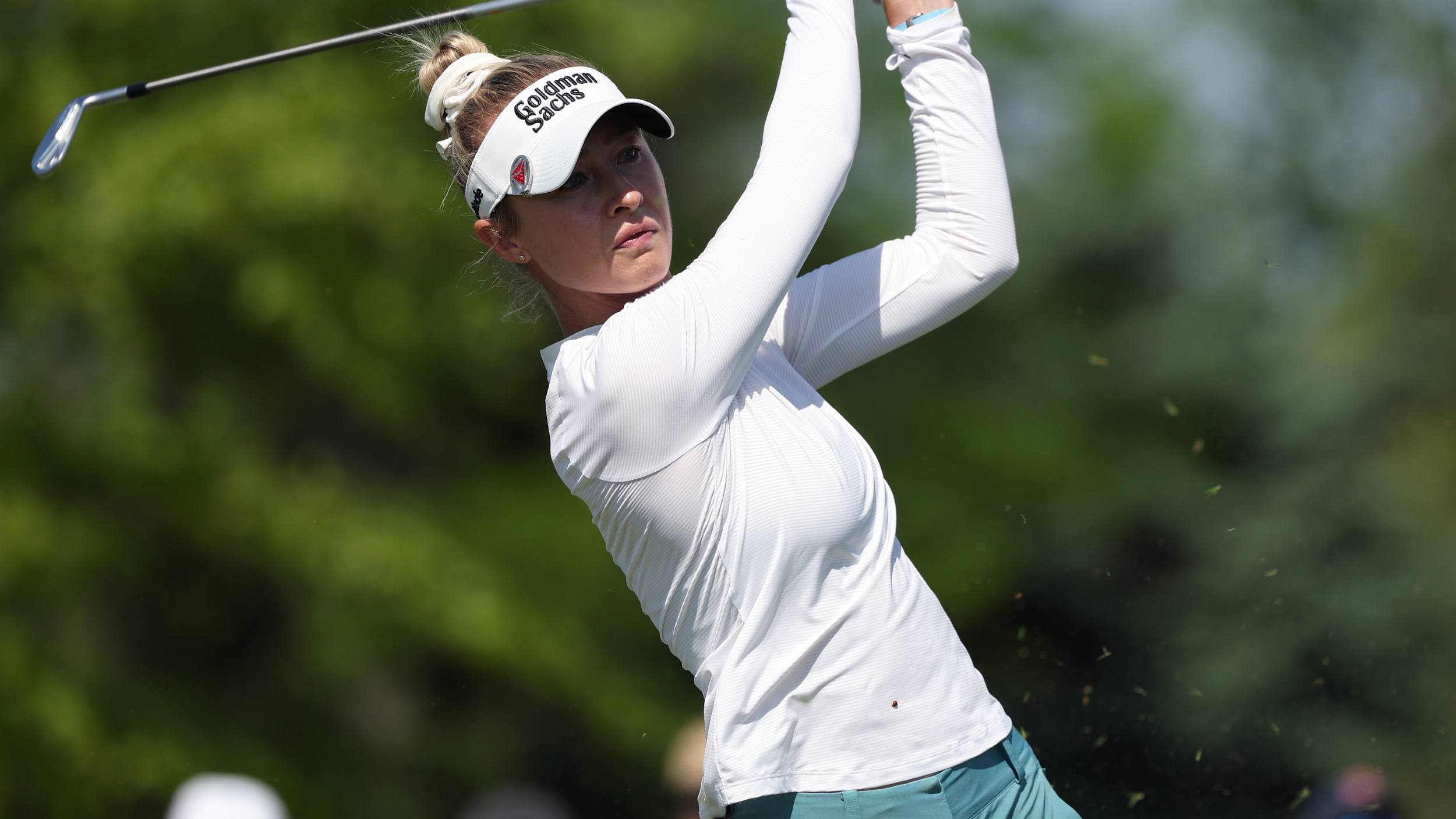 Nelly Korda takes a shot at the Mizuho Americas Open