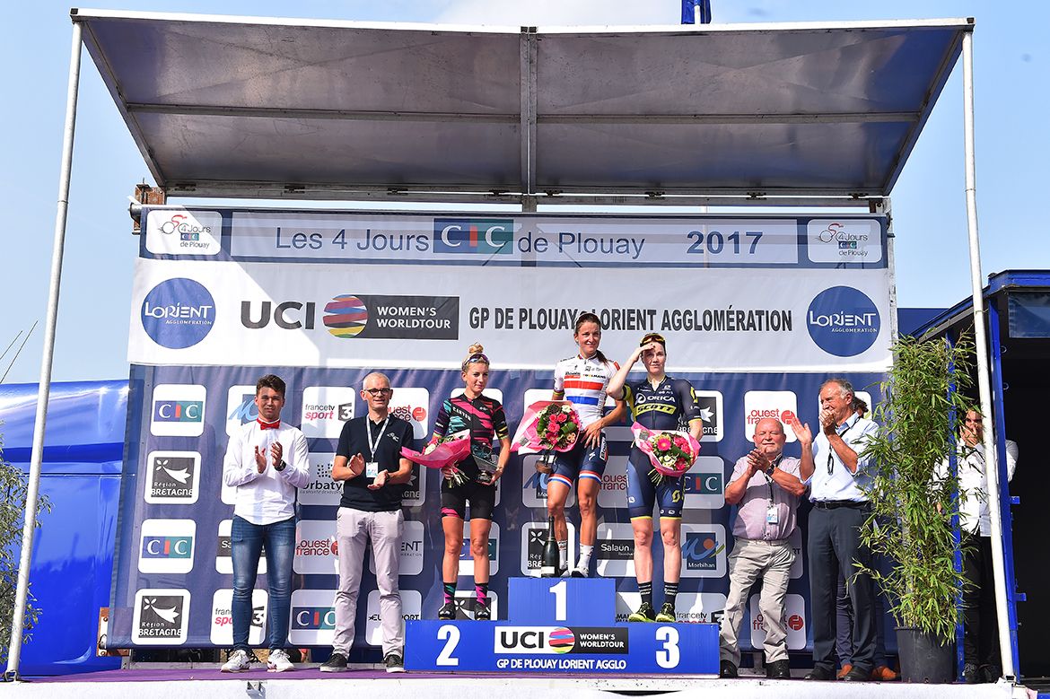 The GP de Plouay podium