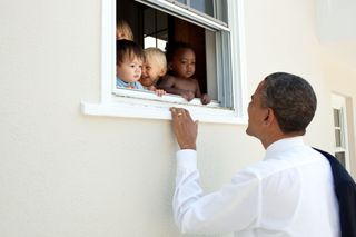 Barack Obama in the White House by Pete Souza