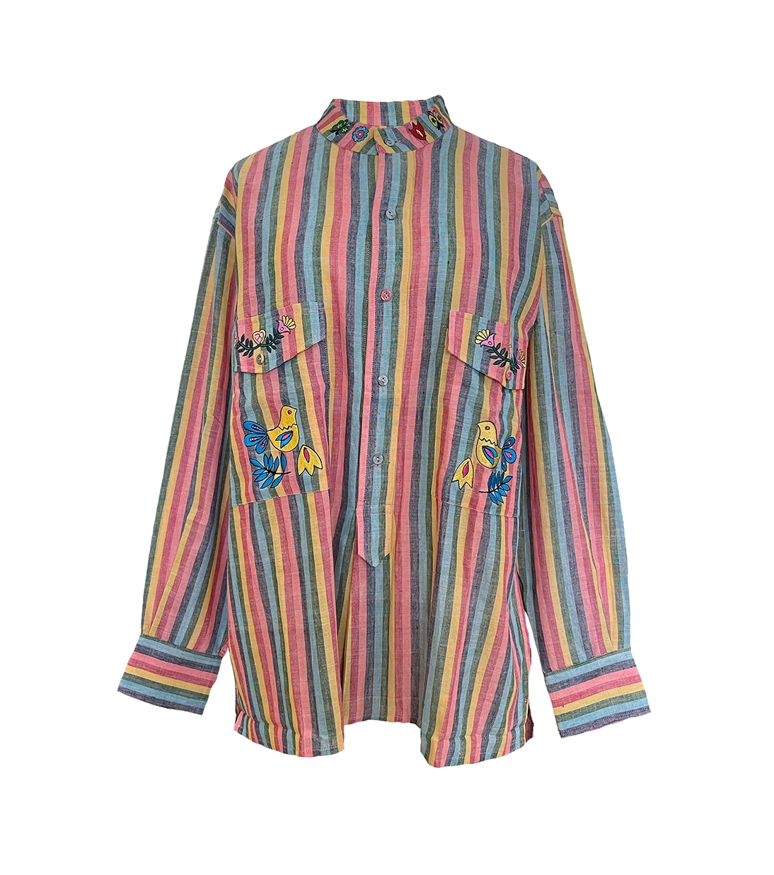 Monoki, Power Pocket Shirt - Multi Candy