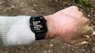 Apple Watch SE 2 worn by a man