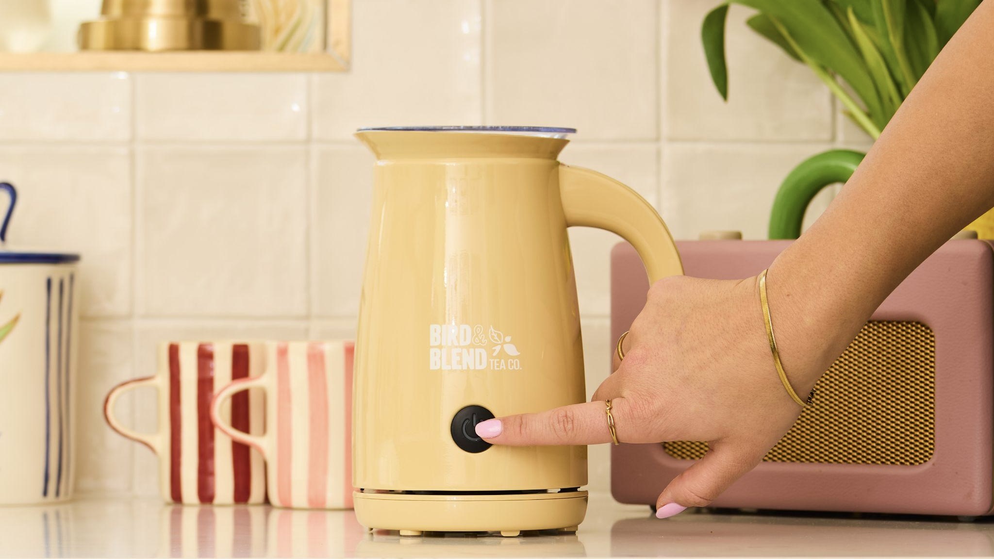 Bird & Blend Tea Co. Matcha Latte Magic Whisk