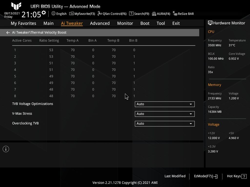 Asus TUF Gaming Z590-Plus WIFI