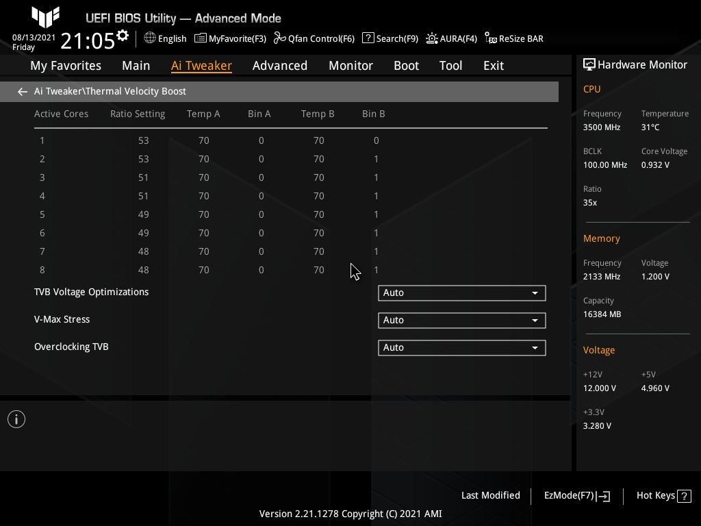 Asus TUF Gaming Z590-Plus WIFI
