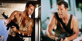 John McClane and his color-changing shirt from Die Hard