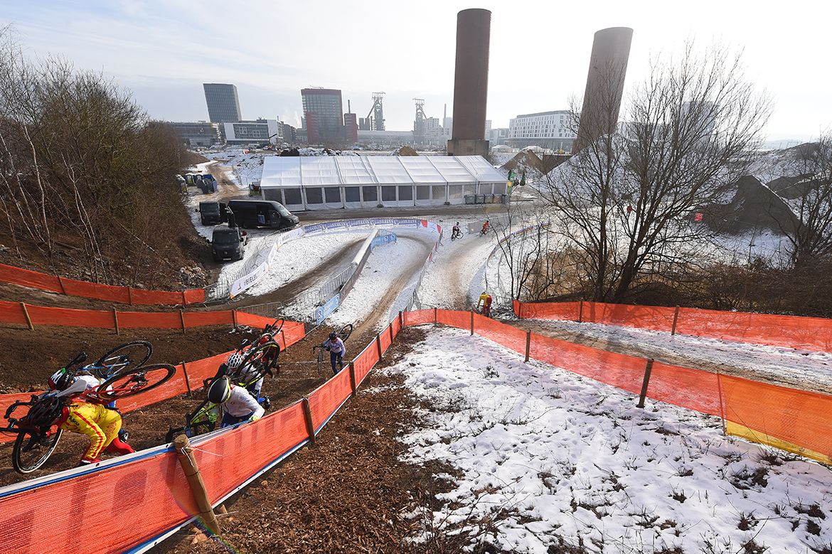 There is plenty of elevation on the course in Bieles
