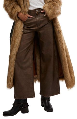 Misha Faux Leather Pants