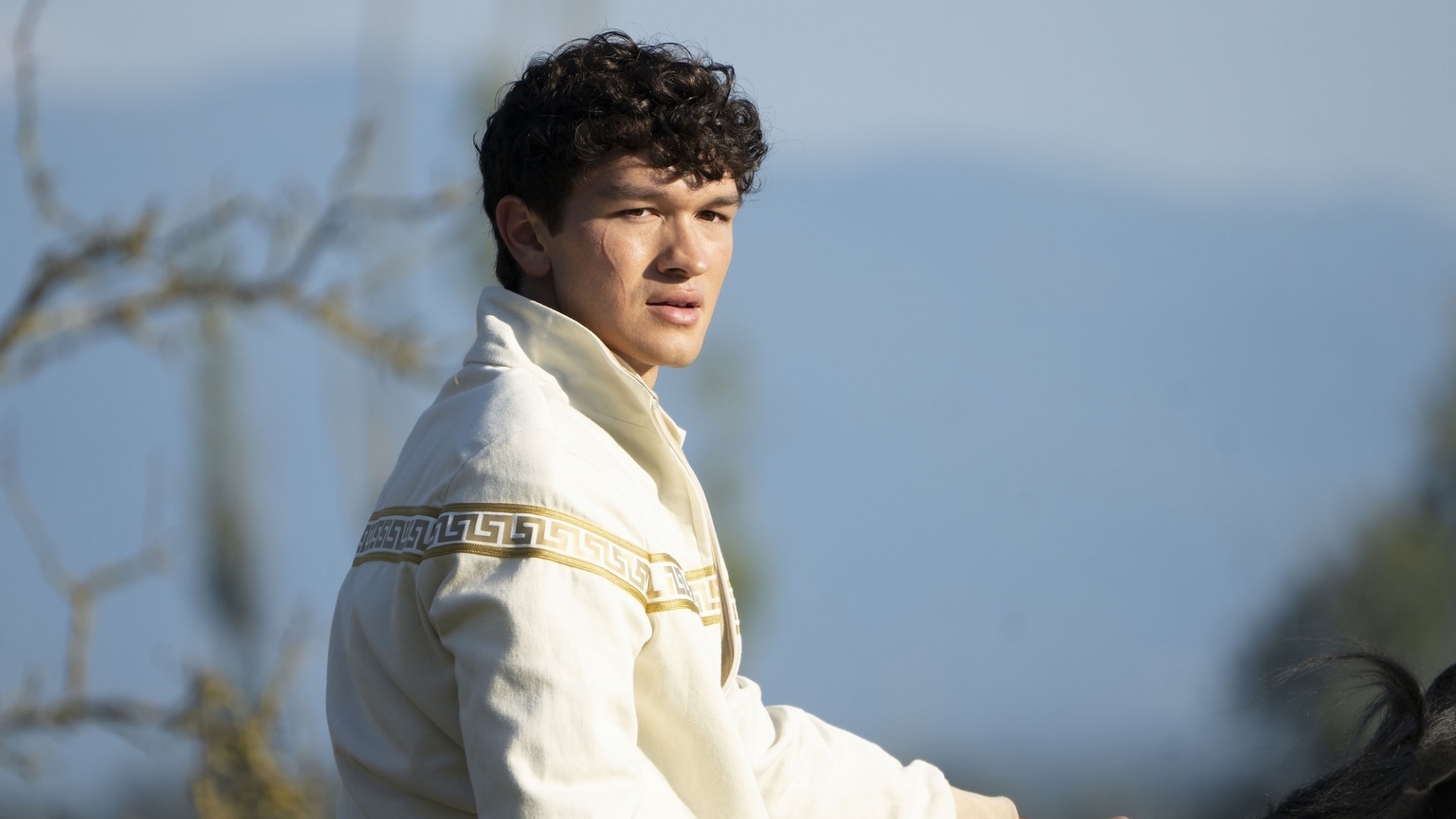 Luke sits on a horse in Percy Jackson and the Olympians season 2