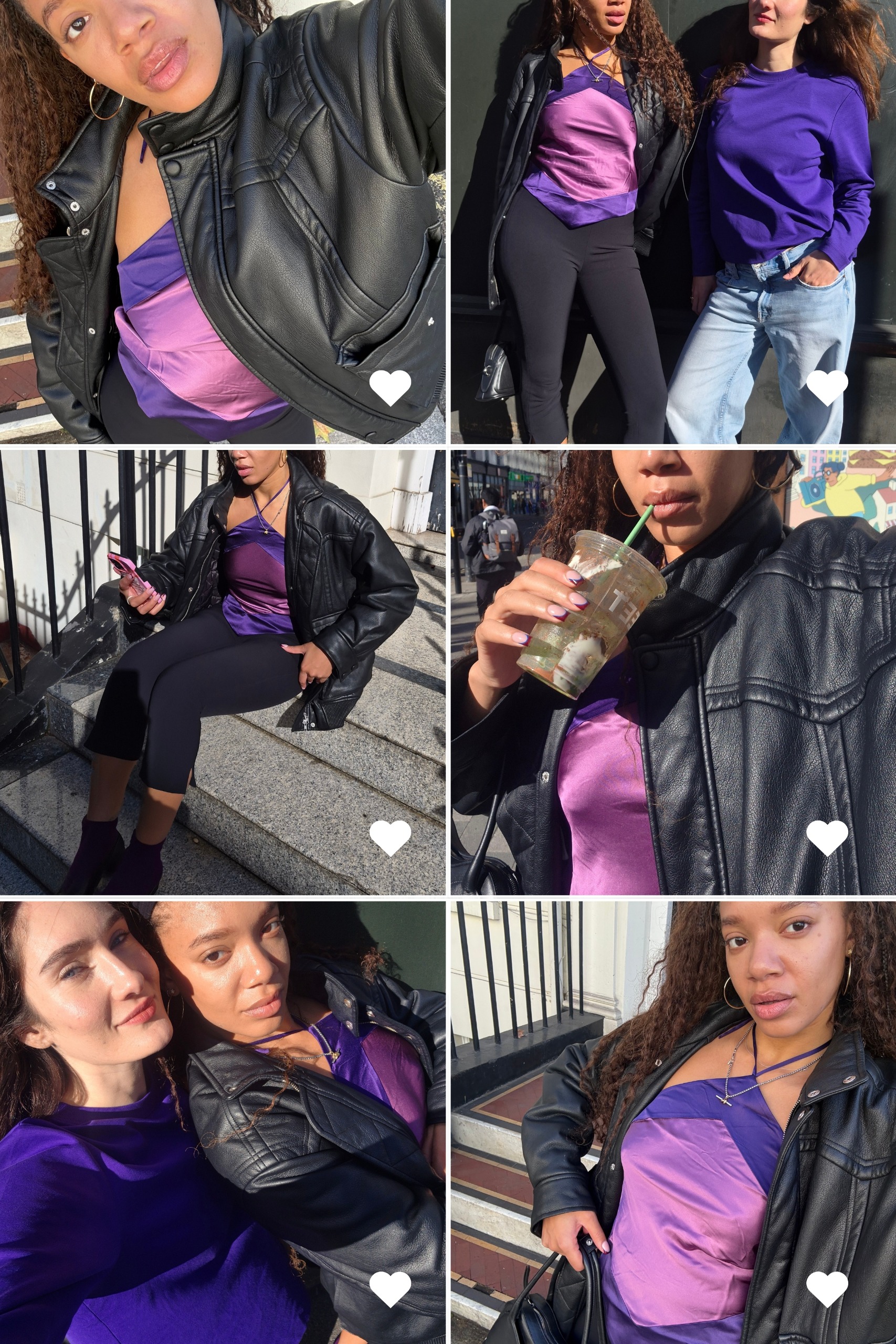 how to wear purple: who what wear uk editor Imani Francis-Tsolaki reviews reformation purple halter top