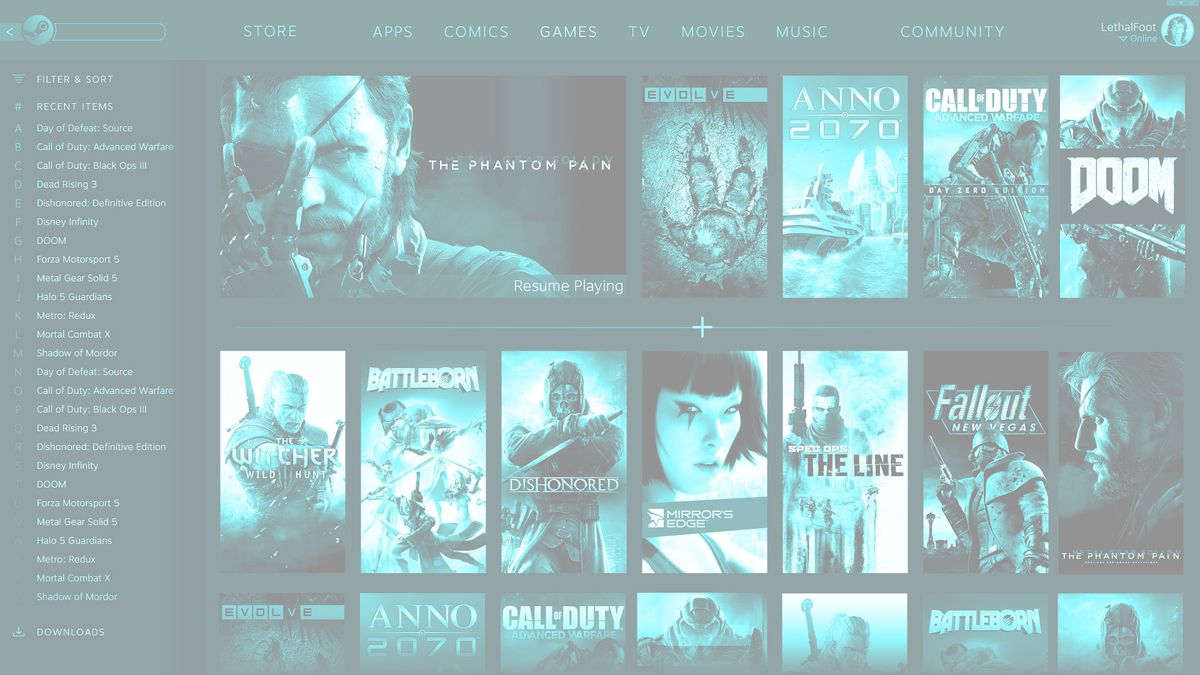 New images of Steam's revamped UI leak