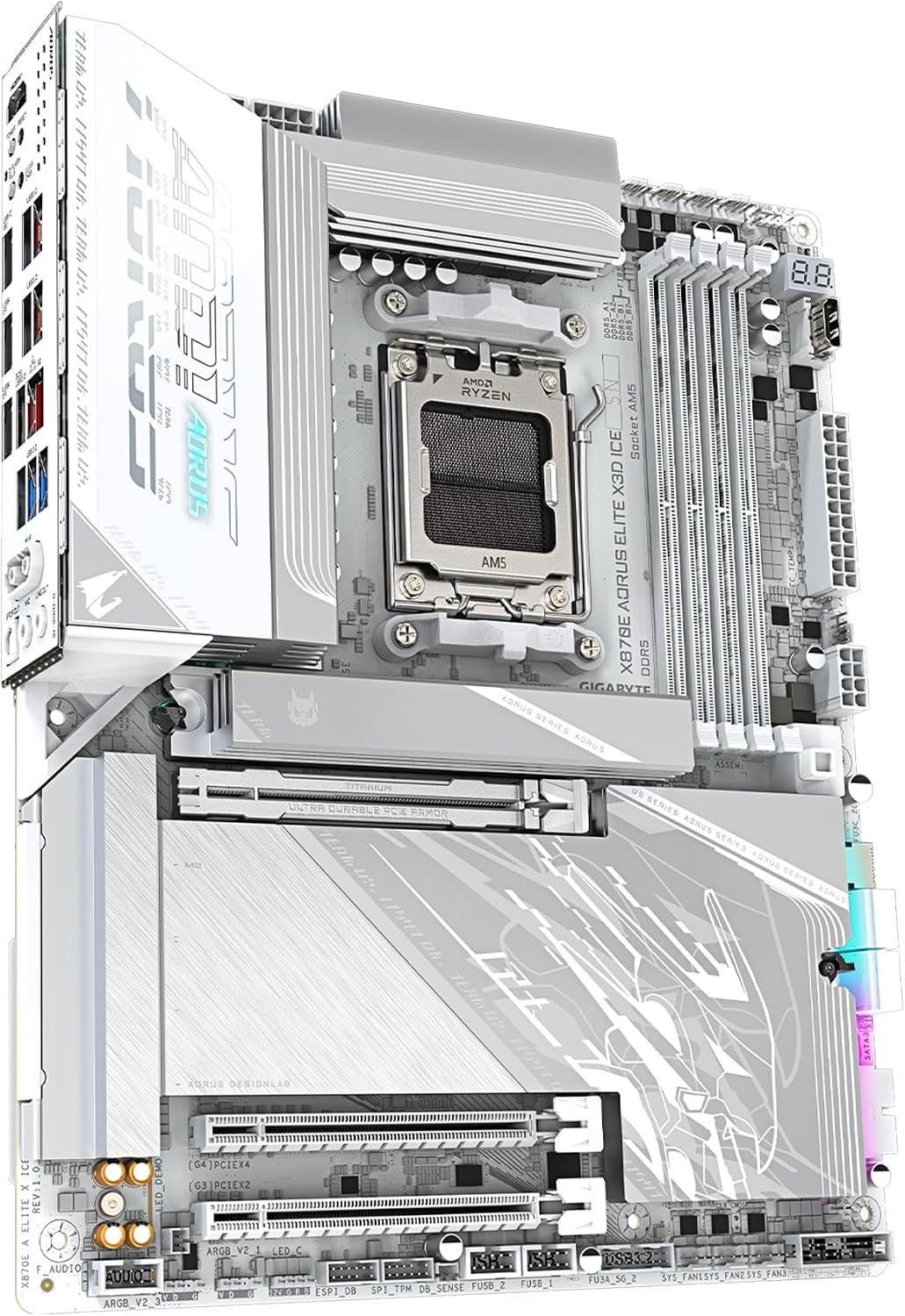 Gigabyte X870E Aorus Elite X3D Ice