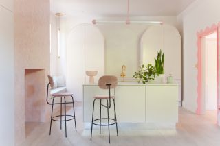 Pastel kitchen by 2LG Studio