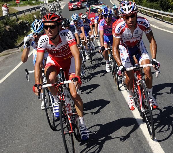 Nico Sijmens (Cofidis) and Joaquim Rodriguez (Katusha) were part of stage 18's winning break.