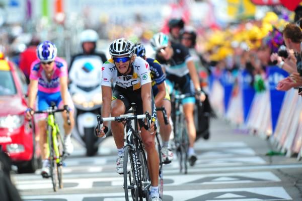 Peter Velits (HTC-Highroad) hangs on for fourth