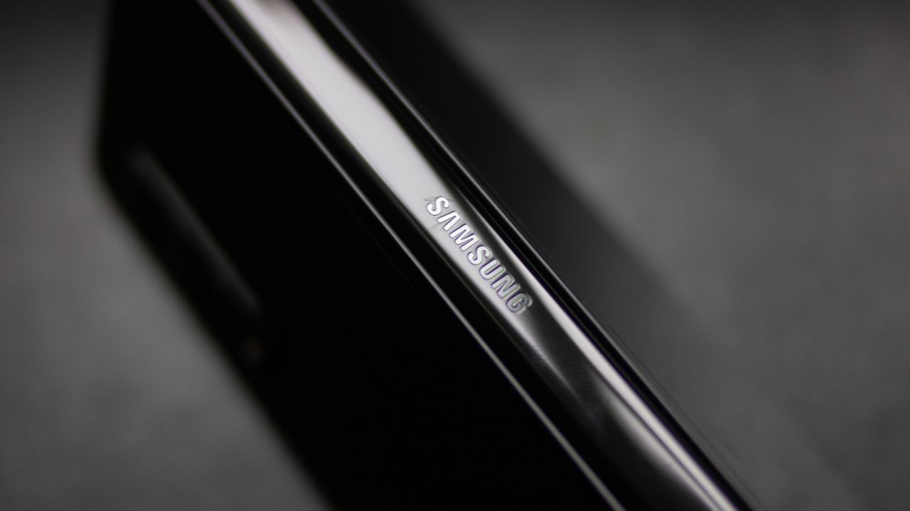 A closeup of the Samsung Galaxy Z Fold 3 hinge