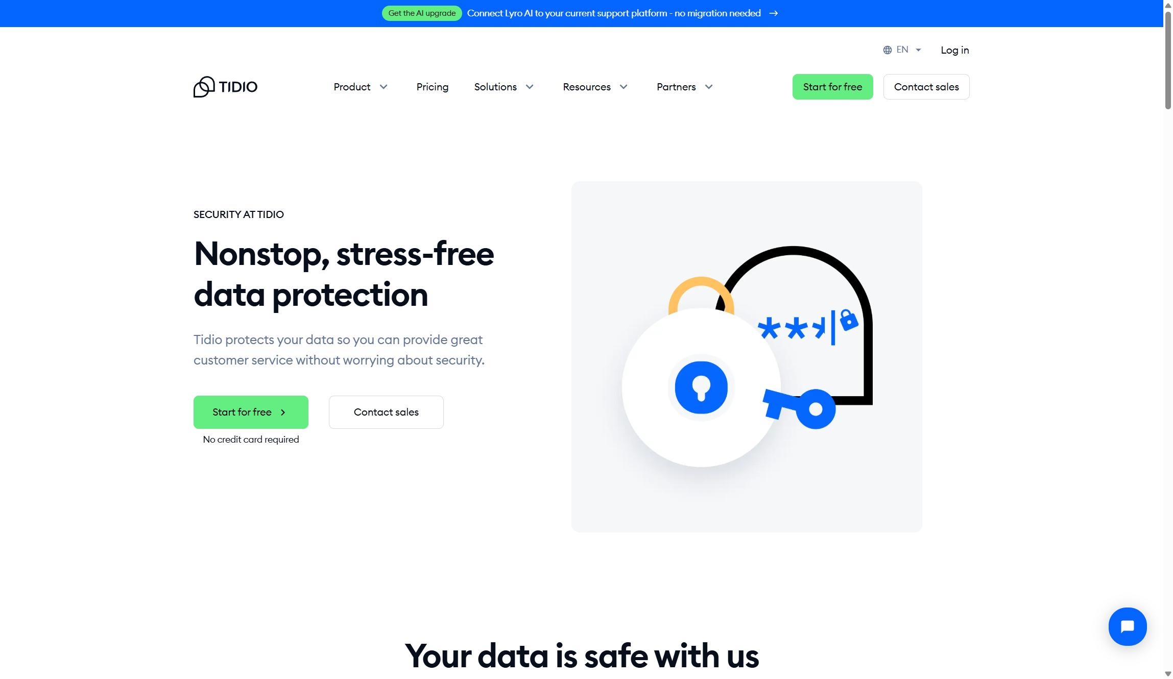 Tidio security