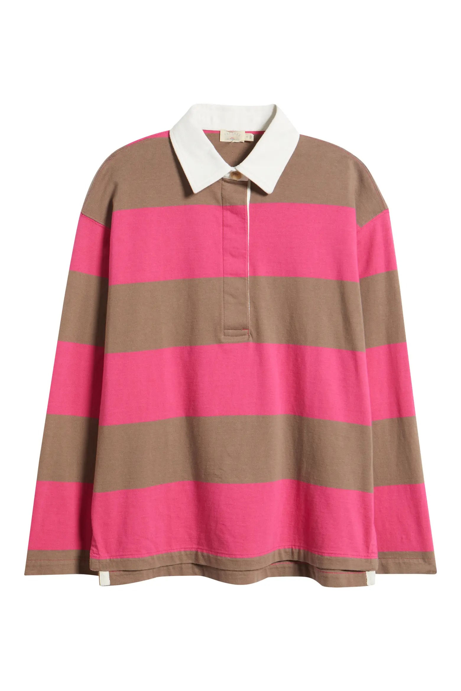 Stripe Organic & Recycled Cotton Jersey Rugby Shirt