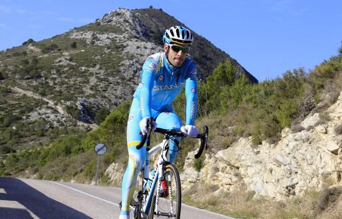 Vincenzo Nibali training in Calpe