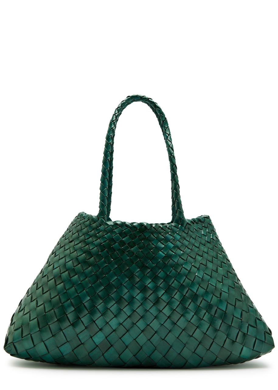 Santa Croce Large Knitted Leather Tote Bag