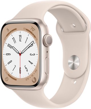 The Apple Watch 8 on a white background