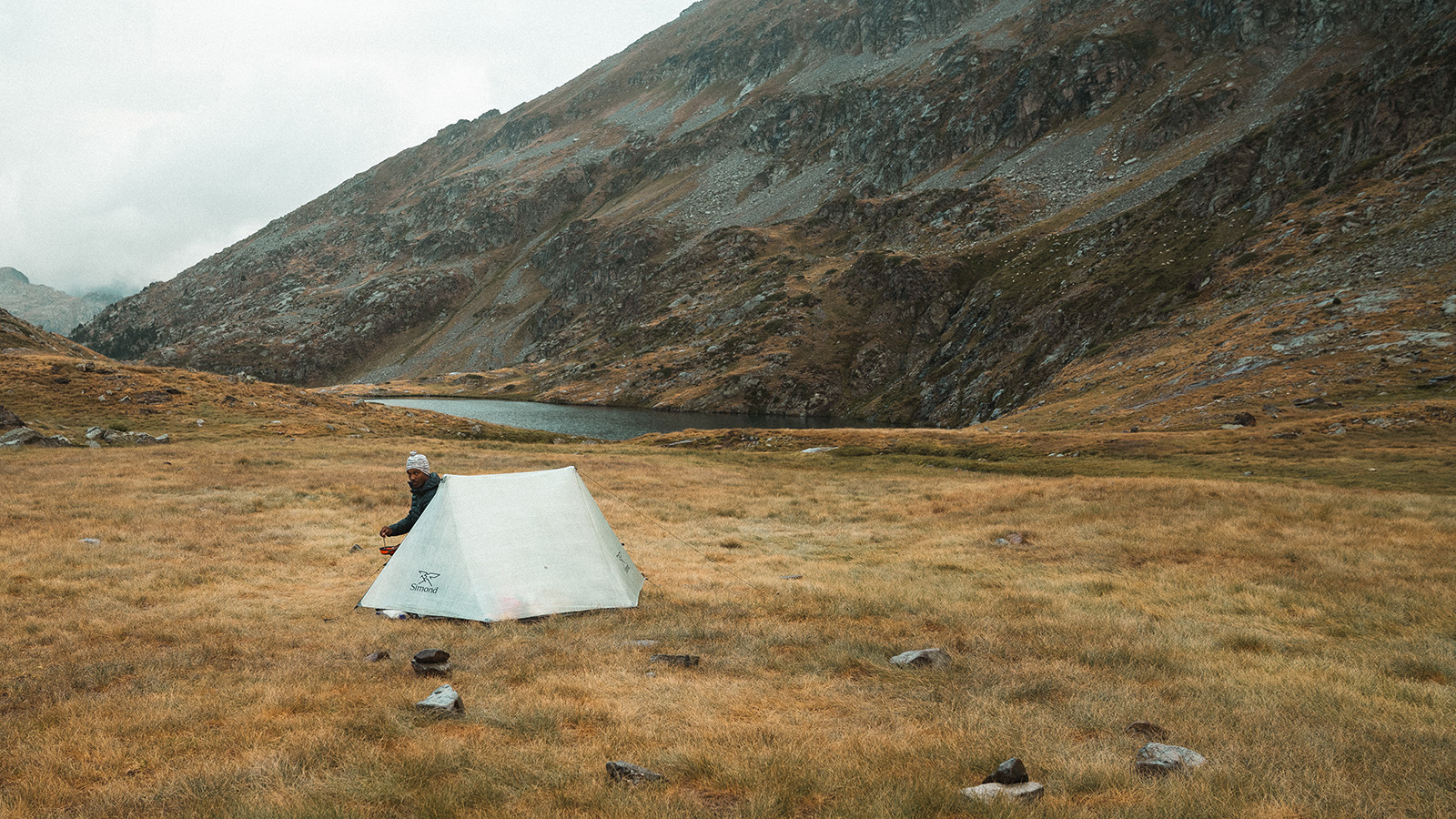 Simond Sprint Tarp Tent 2P in use
