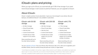 iCloud pricing June 2023