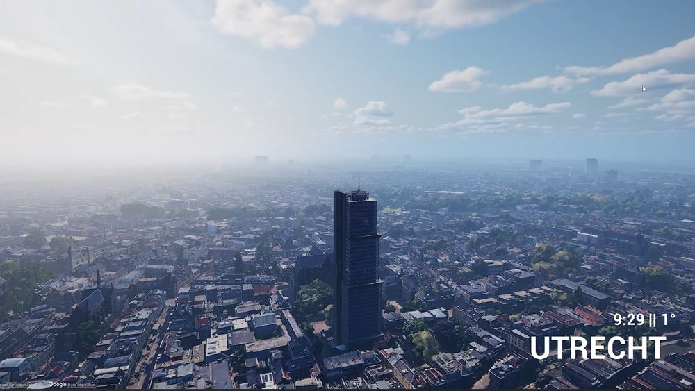 An image of real-time weather in Unreal Engine 5 