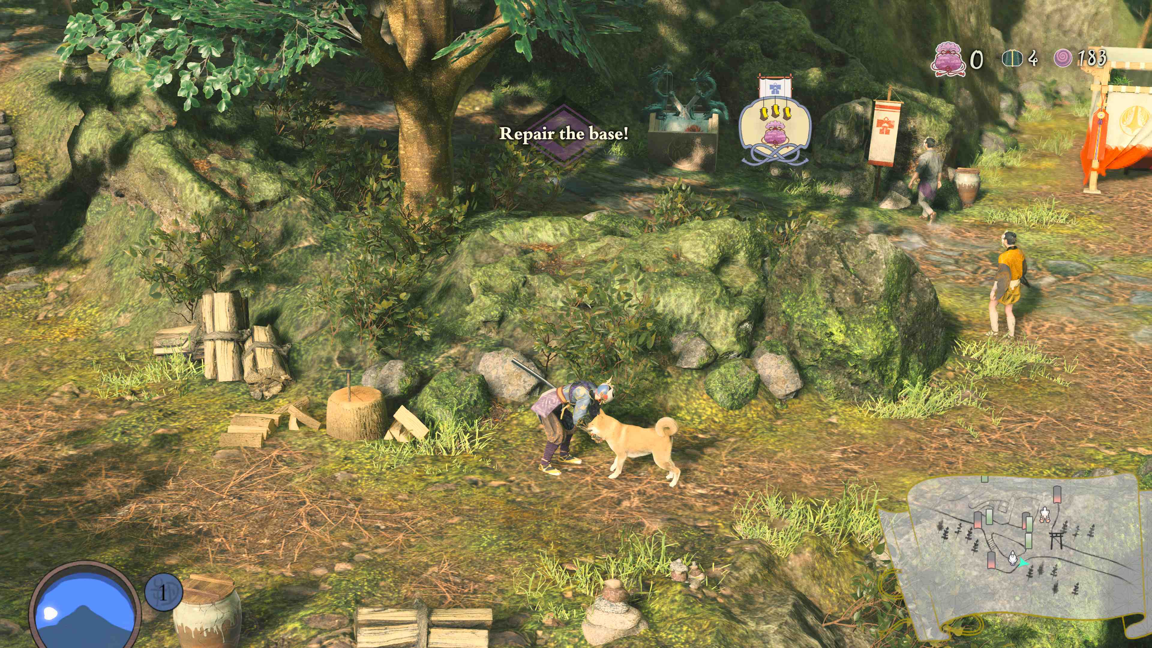 Screenshot of Kunitsu-Gami: Path of the Goddess on Xbox Series X.