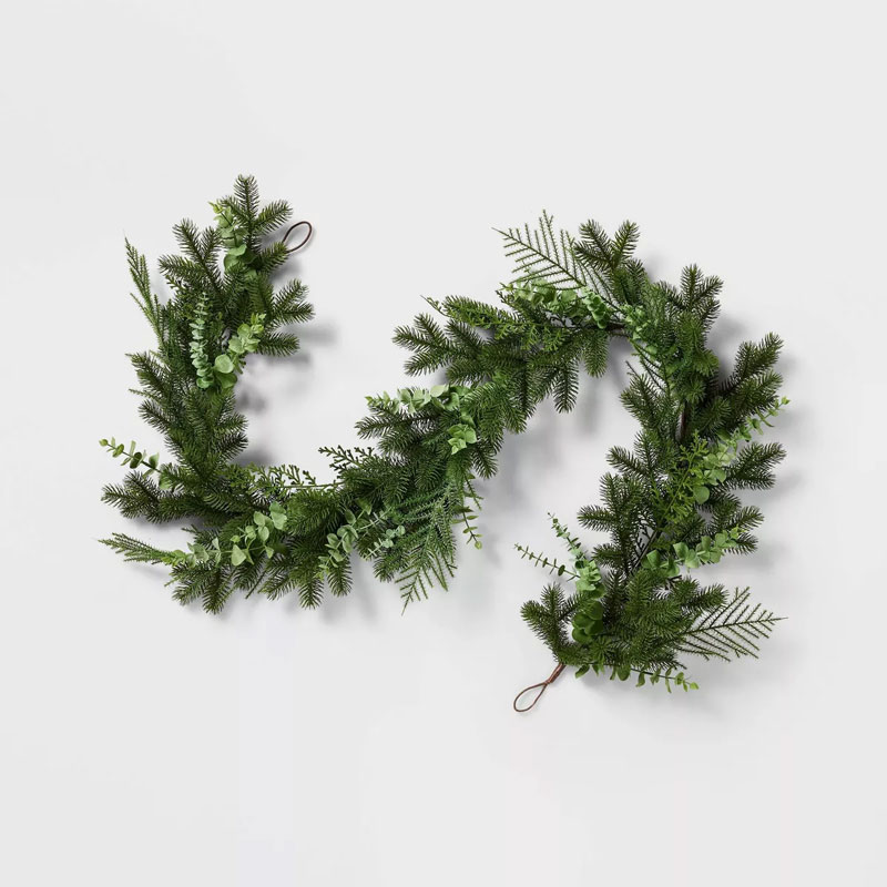 Studio McGee x Target holiday collection, wreaths and garlands