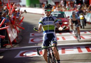 Simon Clarke (Orica-GreenEdge) wins on stage 4 of the Vuelta