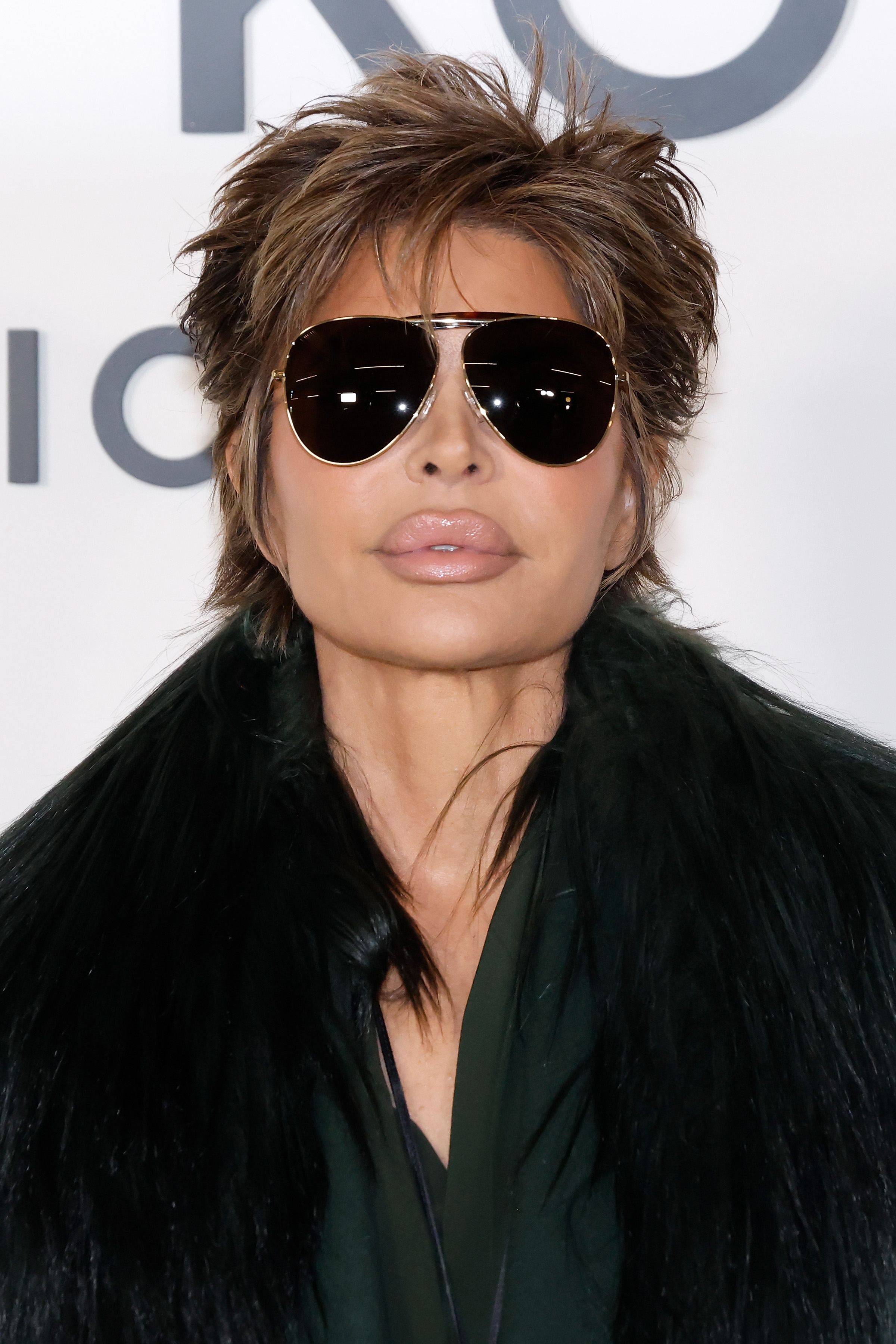 lisa rinna with a wolf cut