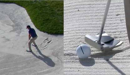 Putter in bunker