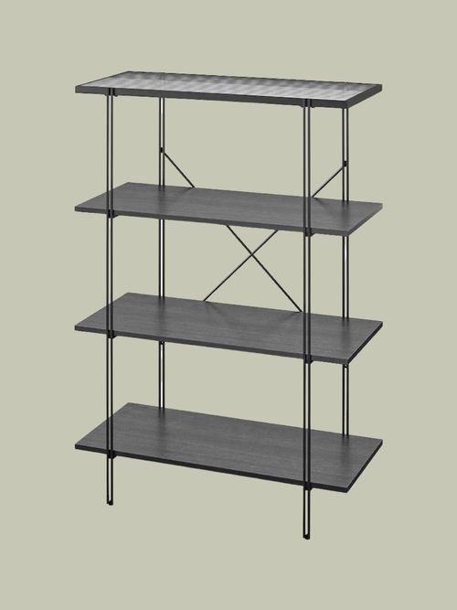 Dorel Home Black Oak Bookcase