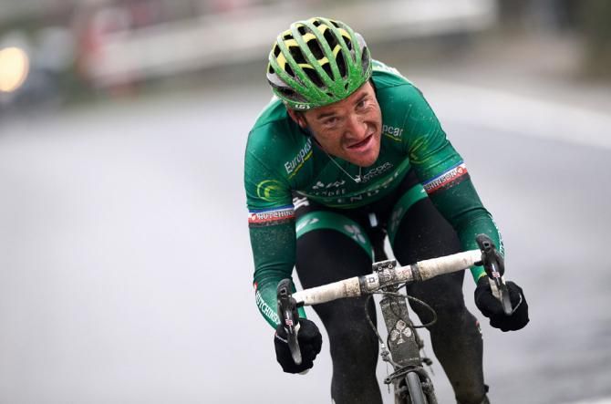 Thomas Voeckler put in an impressive performance at Dwars Door Vlaanderen but was caught on the line