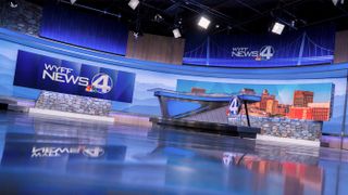 Brightline LED SeriesOne fixtures installed at NBC affiliate WYFF in Greenville, South Carolina. 