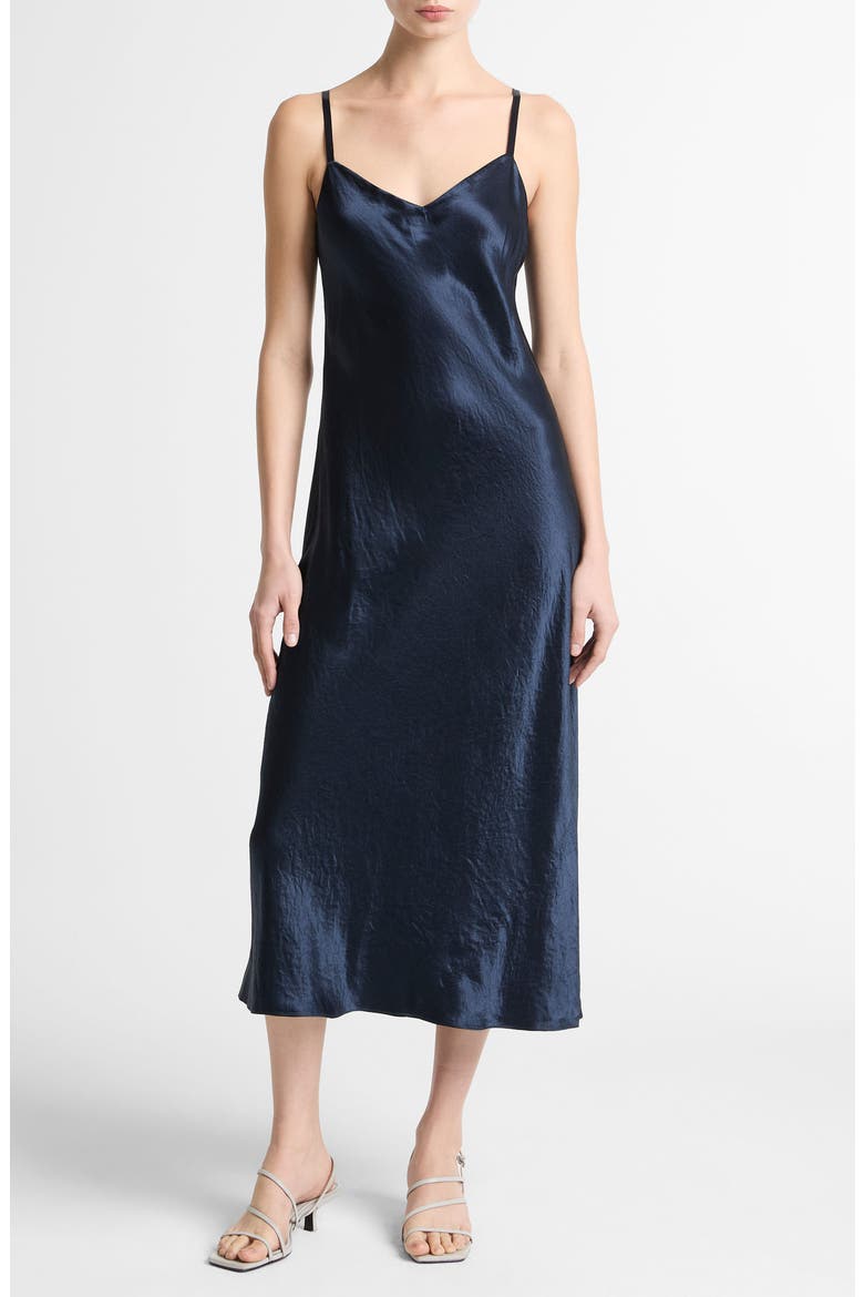 Midi Satin Slipdress