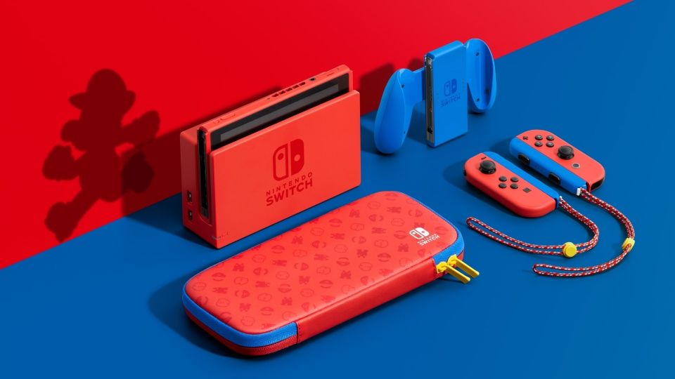 Nintendo Switch Mario red and blue pre-order